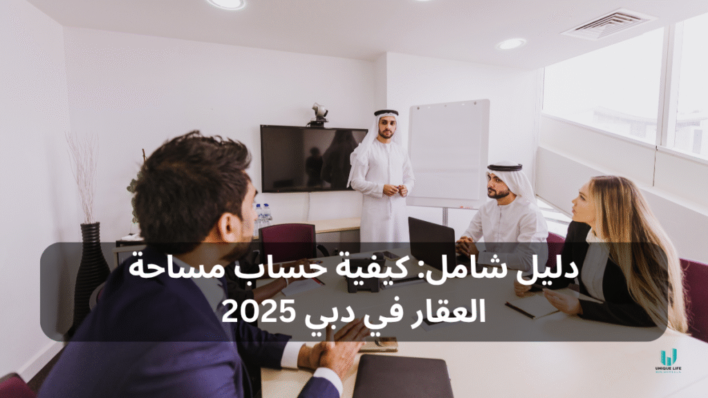 كيفية حساب مساحة العقار في دبي؟ تعرف على أنواع المساحات وكيفية حسابها بدقة باستخدام أدوات دائرة الأراضي والمعايير الموحدة.